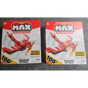 Lot‎ Of 2 Zuru Max 106pcs  Dragon Attack New In Sealed Box (C)